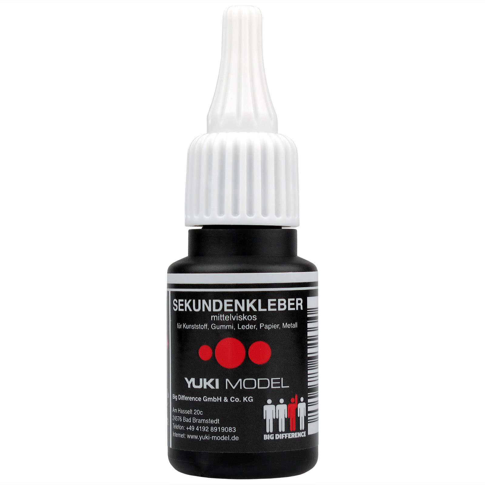 Sekundenkleber Cyanacrylat Superkleber 20g UV Protect Flasche dünnflüssig wasserfest schnell trocken