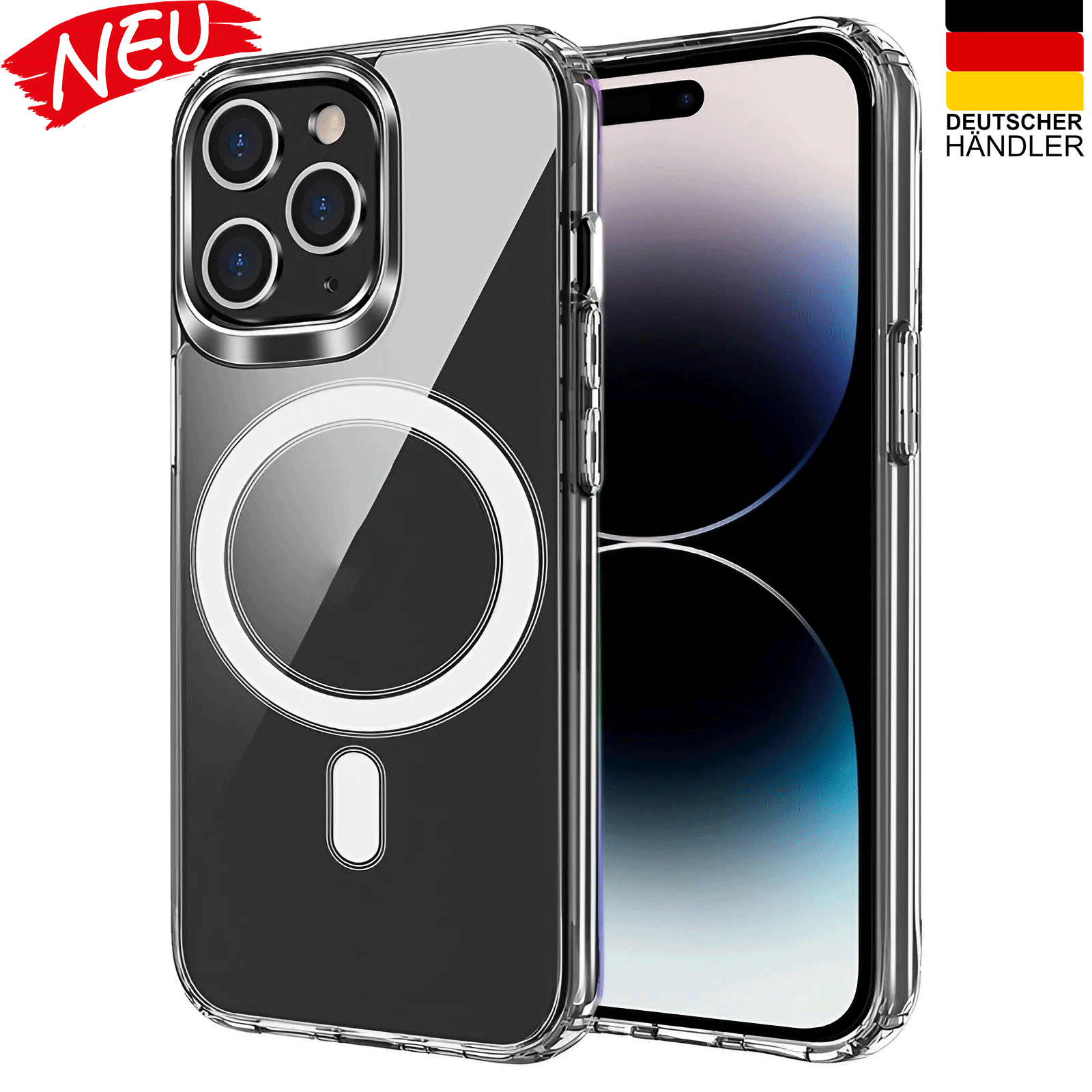 iPhone 15 Hülle Magsafe Silikon Schutzhülle magnetisch Airbags XAIOX
