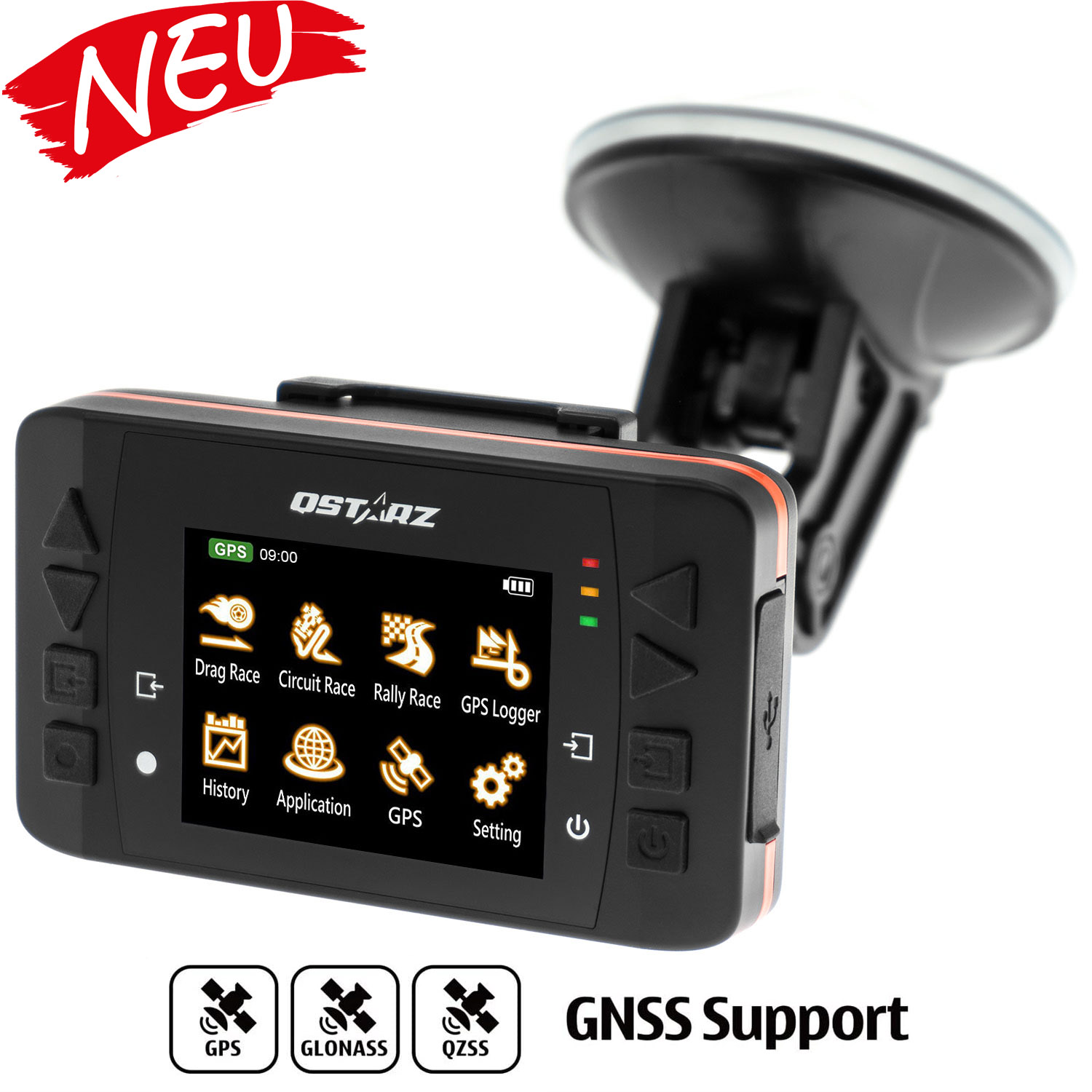 QSTARZ LT-6000s GNSS GPS-Laptimer / Rundenzeitmesser inkl. PC-Software QRacing Modell 2021