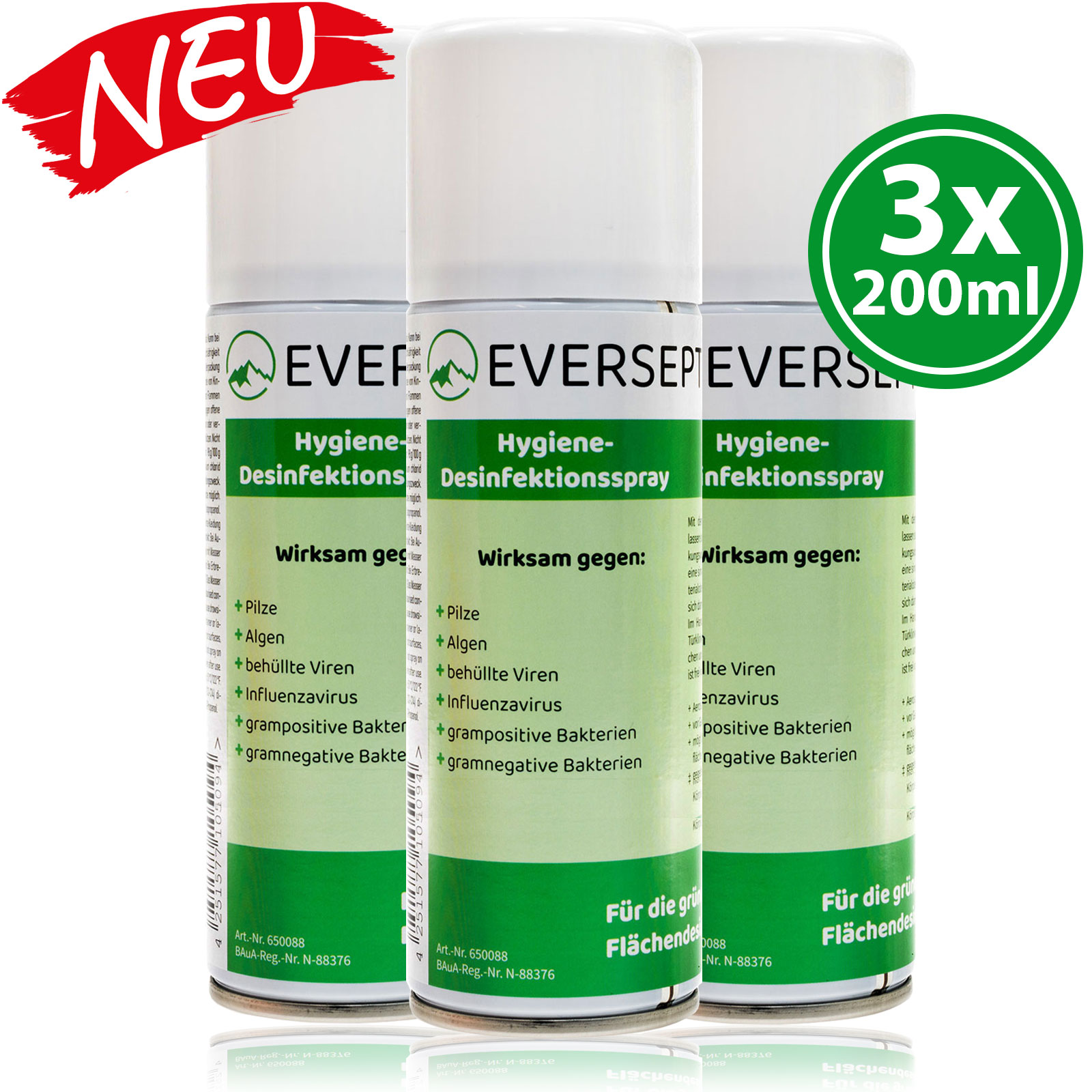 Eversept Hygiene Desinfektionsspray 200ml Aerosol