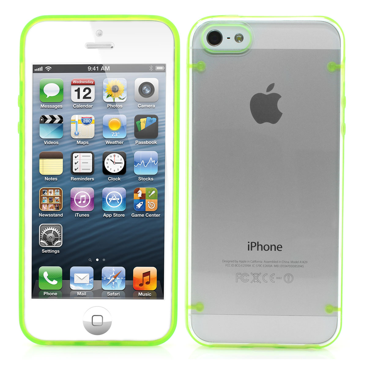 iPhone 5 TPU Silikon Schale Case Cover Schutz Hülle Bumper grün
