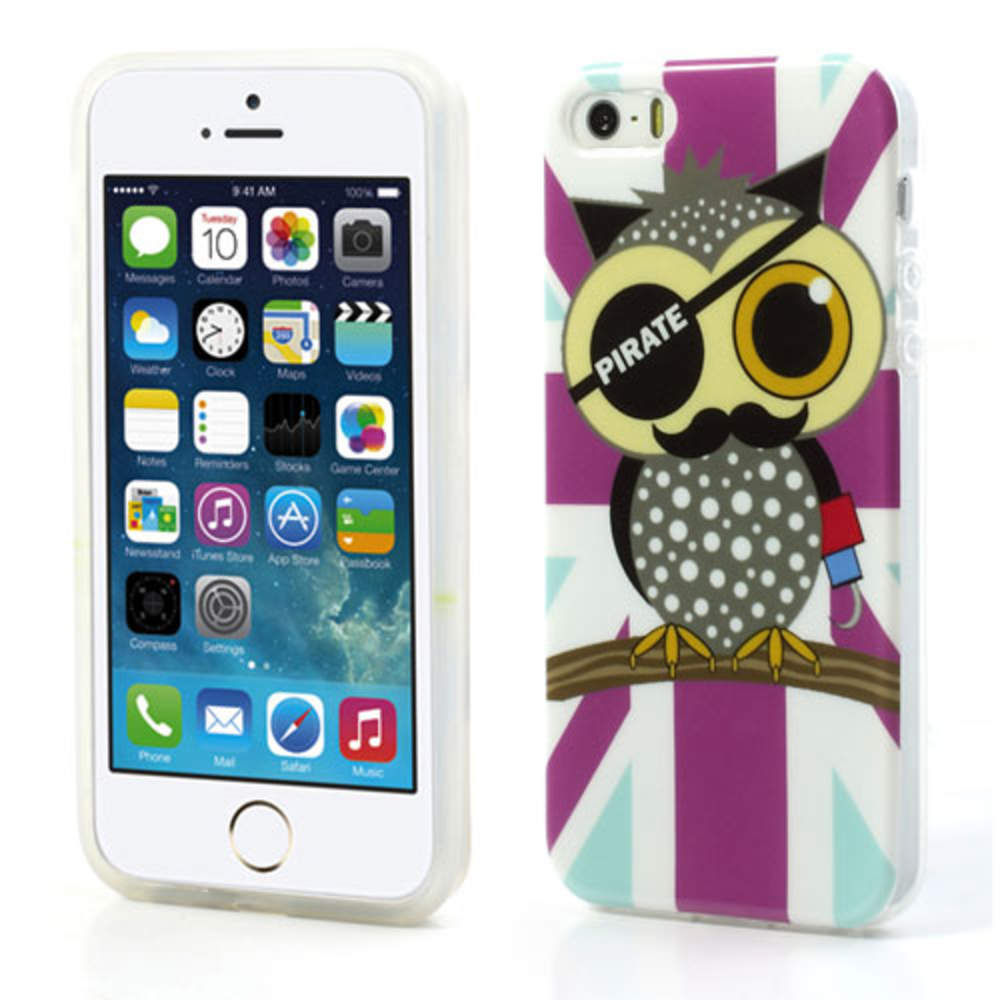 iPhone 5 5s Tpu Hülle Eule - Pirat 