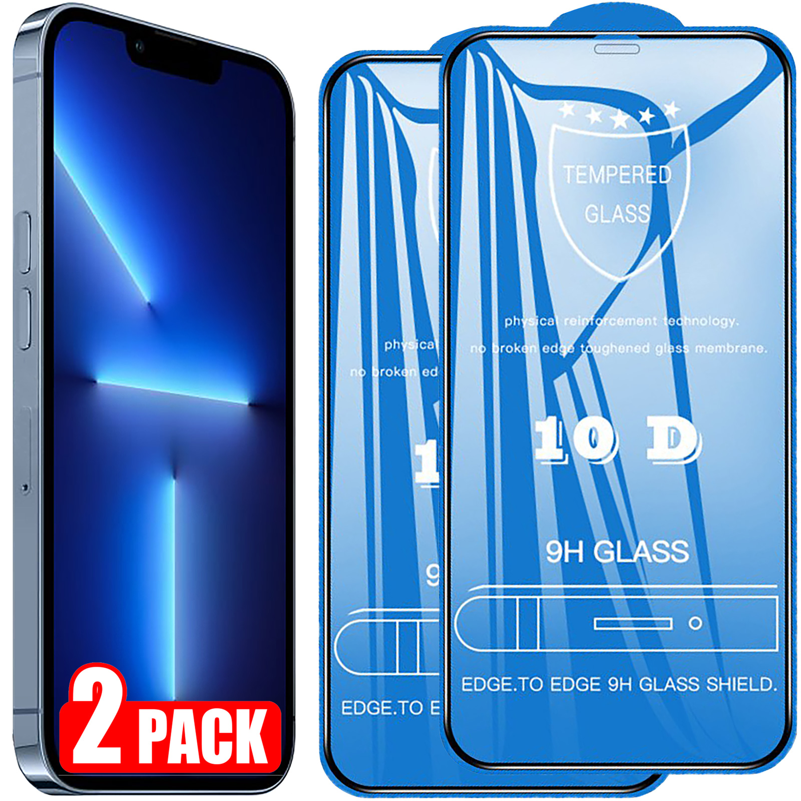 Apple iPhone 13 Pro Max - 3D 0.26mm 9H Schutzglas echt Glas