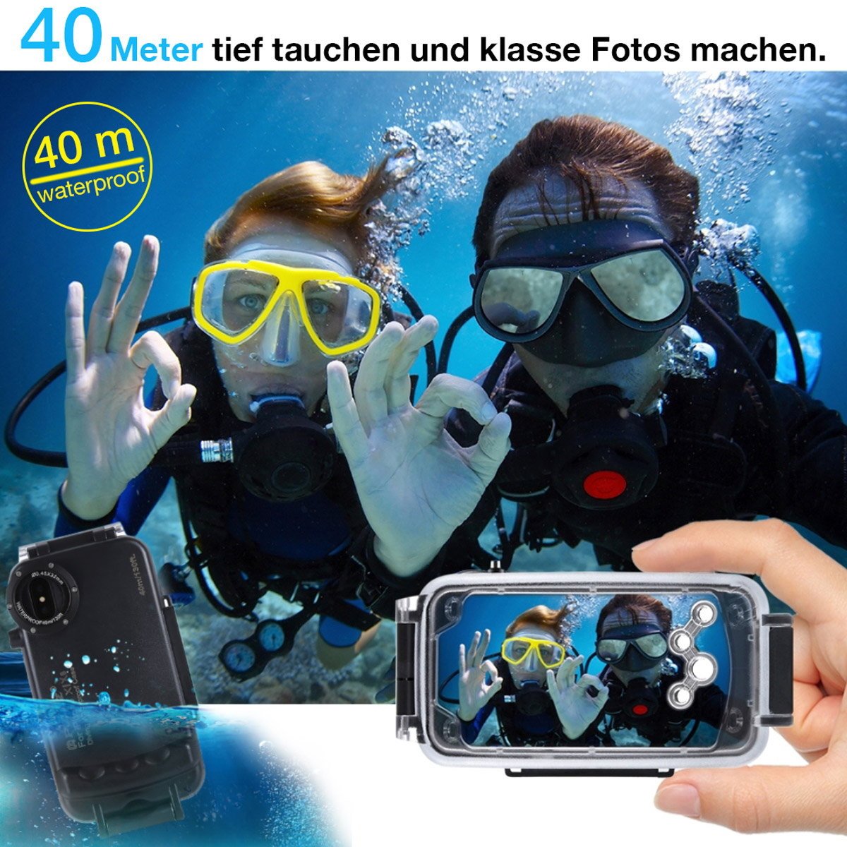 HAWEEL® Wasserfeste Schutzhülle - Phone X/ Xs