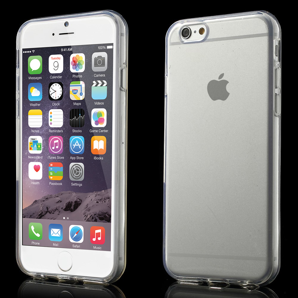 iPhone 6 stabile TPU Hülle glänzend  -transparent Farbauswahl