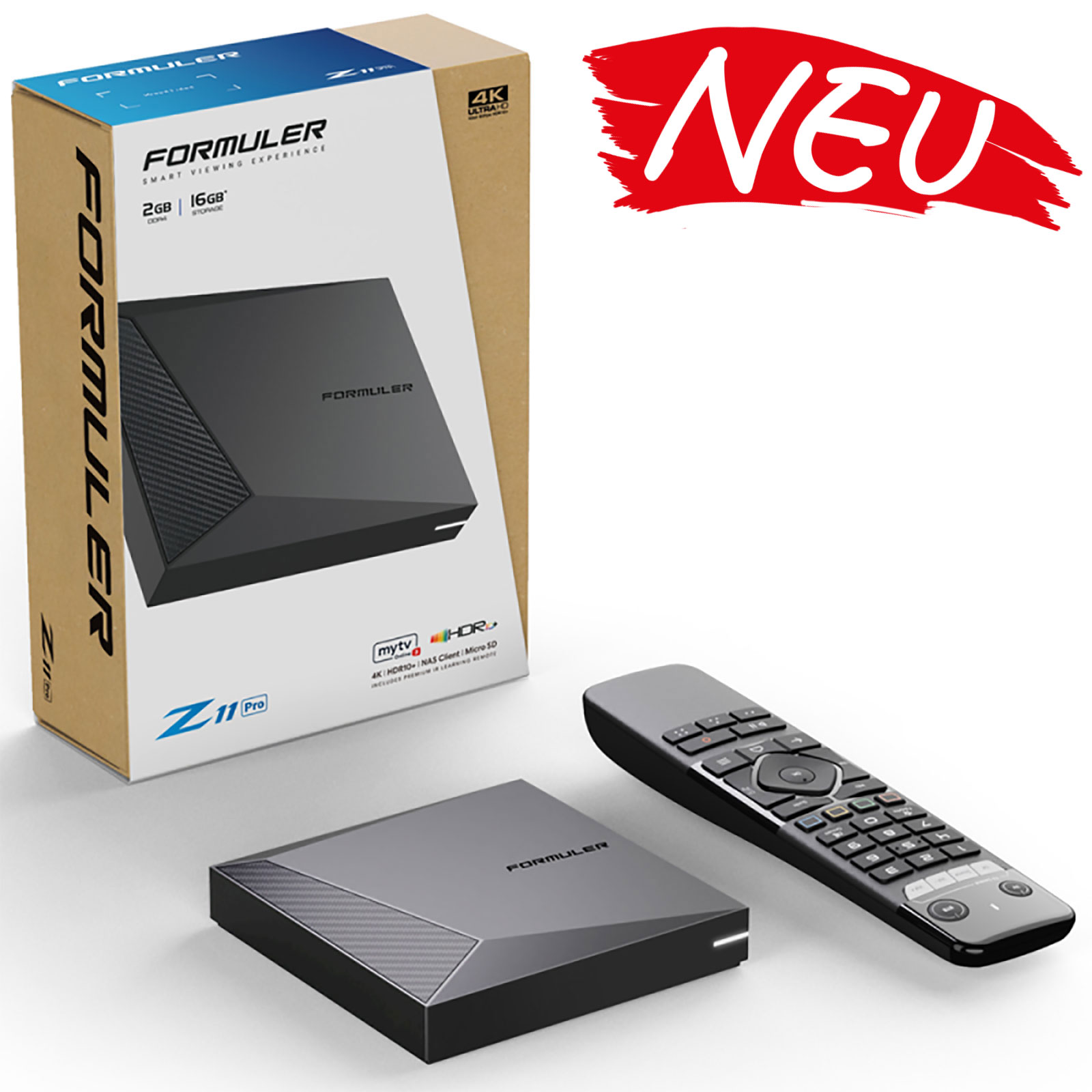 Formuler Z11 PRO 4K Android 11 OTT Medien-Streamer 2GB RAM 16GB Flash,Wlan