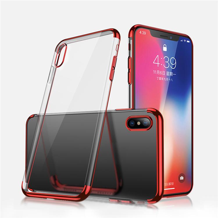 Apple iPhone Xs Max Premium Design TPU Schutzhülle – rot