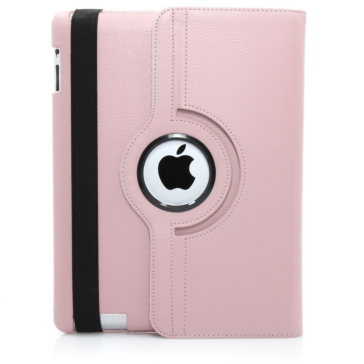 Xaiox iPad3 Schutzhülle mit drehbarer Aufsteller, Wake-Up - alt rosa 