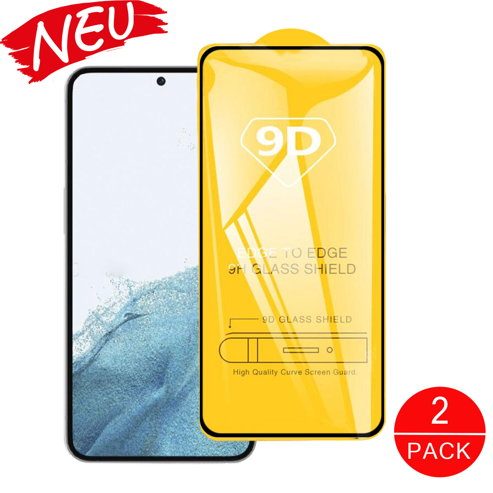 Schutzglas Handy Displayschutz Samsung Galaxy S23 Plus 5G