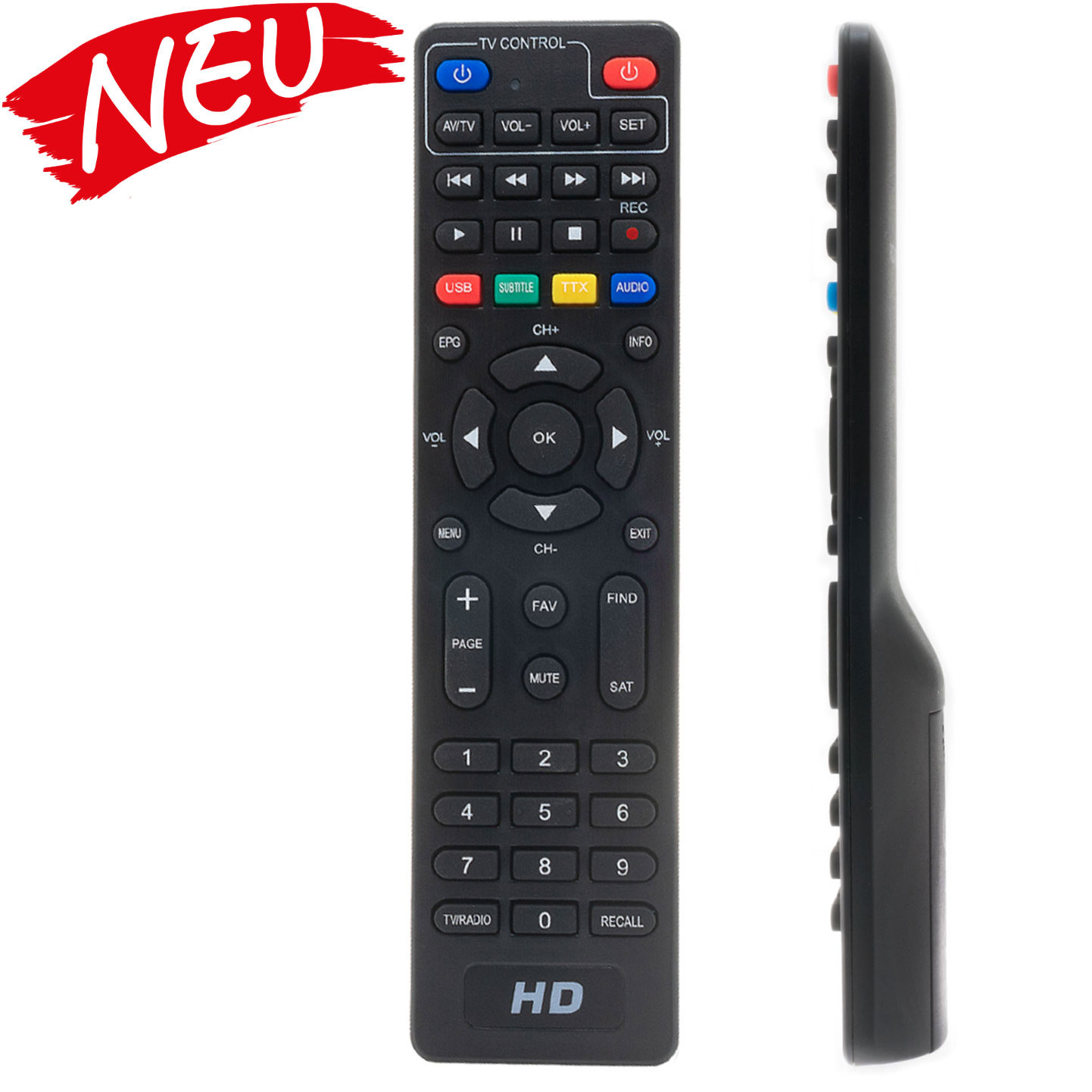 Anadol Original Fernbedienung passend für Anadol HD 666 / HD 888 Receiver