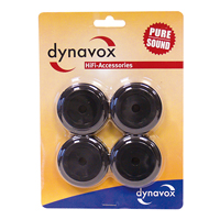 Dynavox Aluminium-Füsse für HiFi-Geräte SCHWARZ