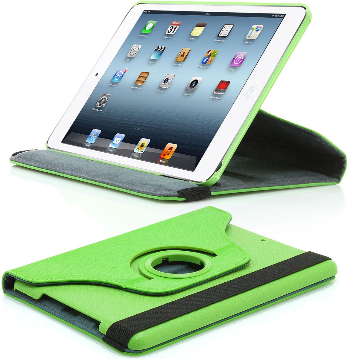 XAiOX iPad Mini Tasche 360° drehbar - grün 