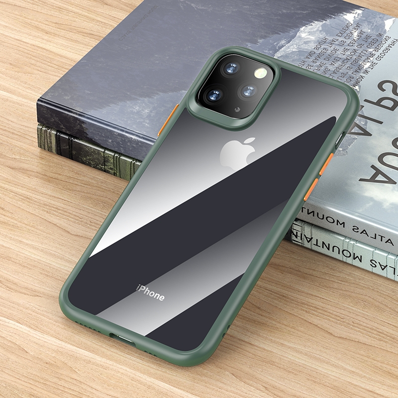 iPhone 11 Pro ROCK Guard Pro Series Stoßfestes TPU Schutzhülle (grün)
