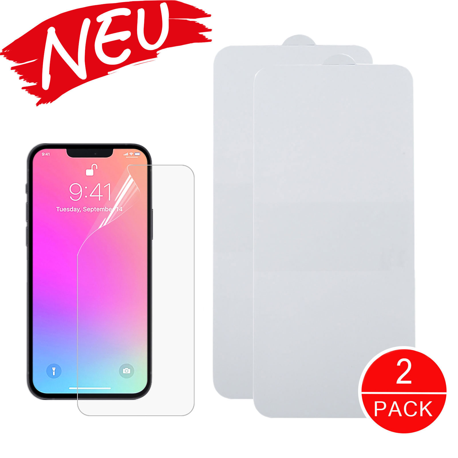 Hydrogel Schutzfolie Displayschutz Bildschirmschutz iPhone 13 Pro Max