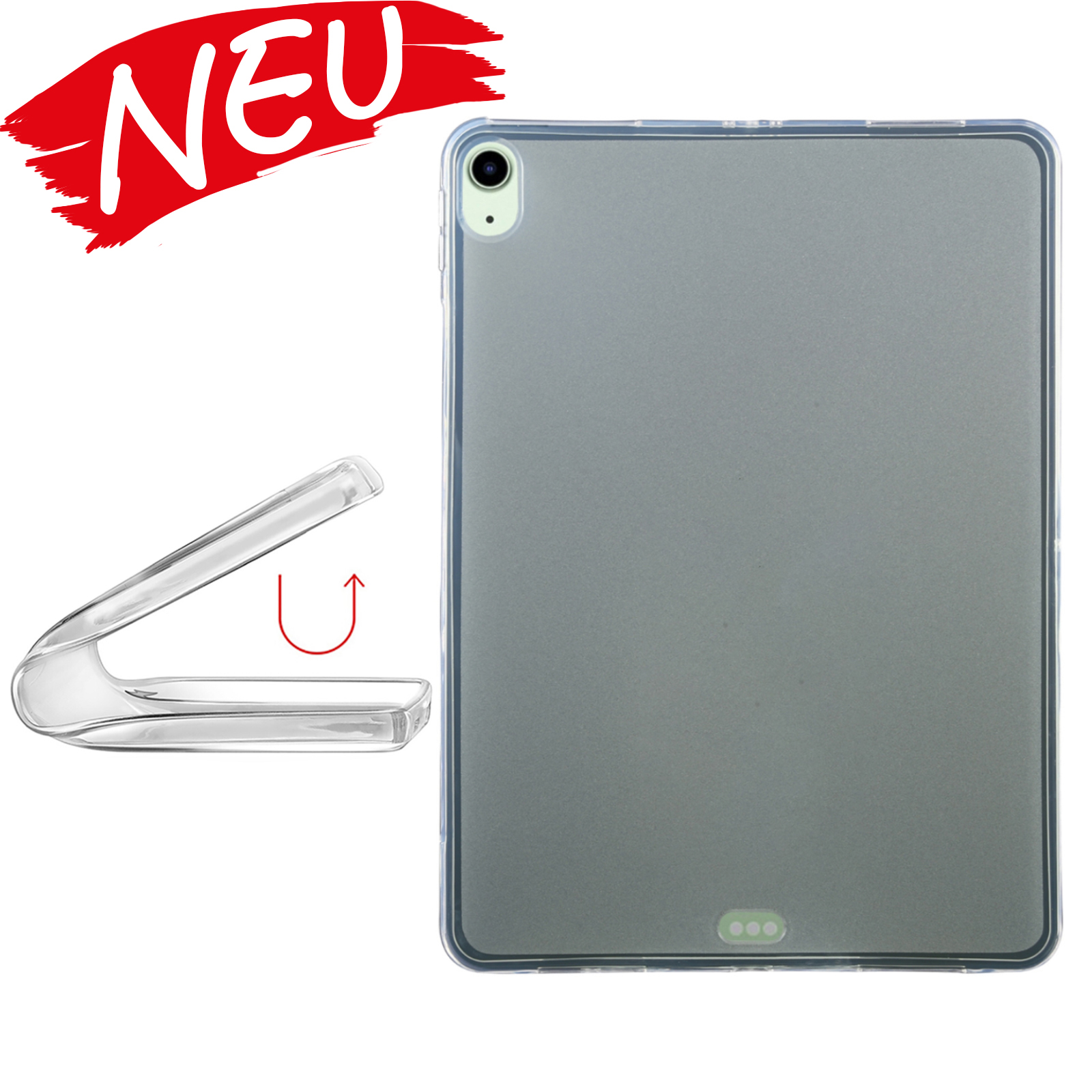 iPad 10,9Slim dünne TPU Gel Hülle - Transparent