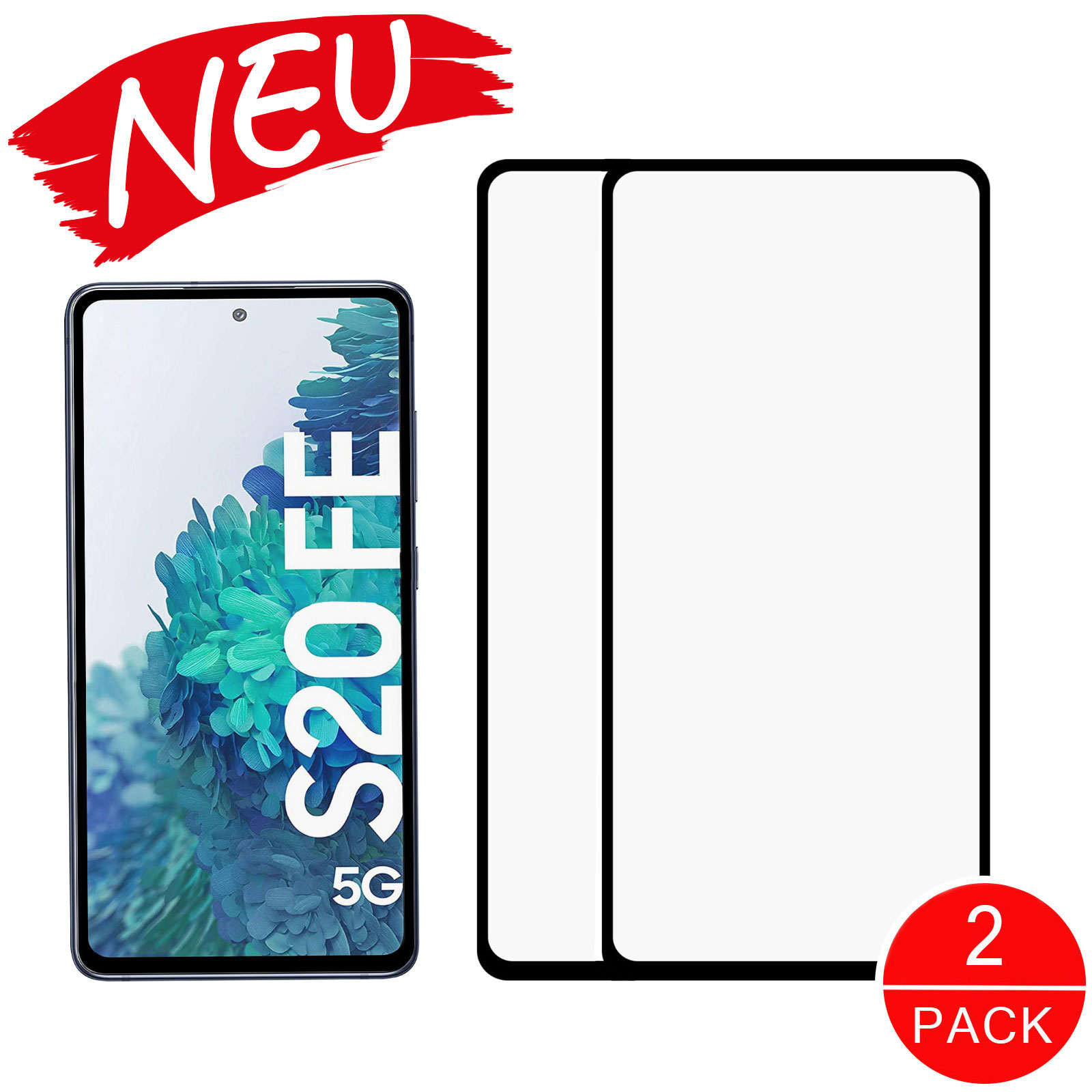 Schutzglas Handy Displayschutz Samsung Galaxy S20Plus