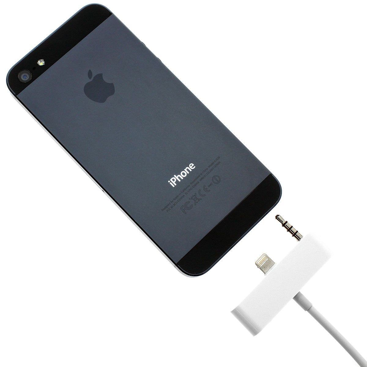 iPhone 5 AUX Kabel weiss 