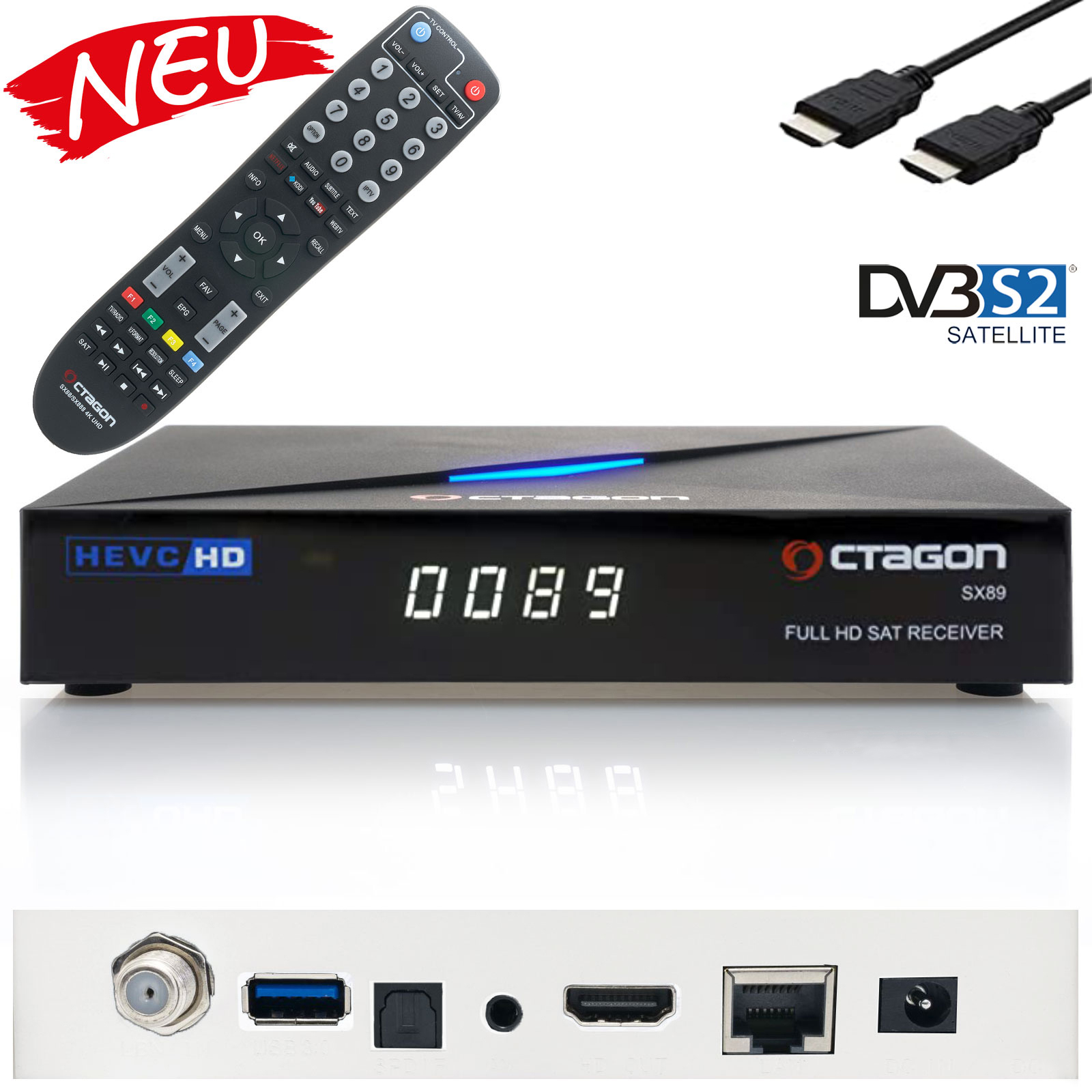 OCTAGON SX89 HD S2+IP