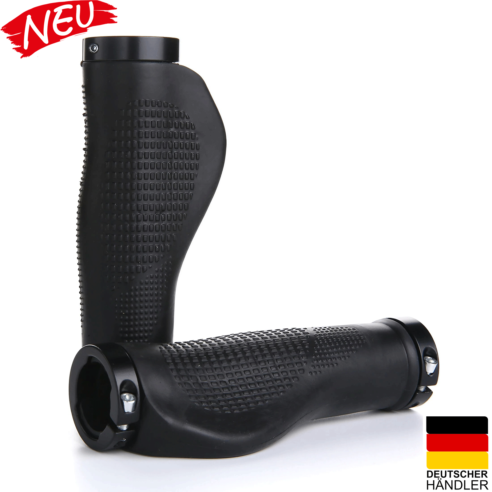 Fahrradgriffe Lenkergriffe ergonomisch Anti-Rutsch Double Lock 22,2mm Griffe MTB XIAOX