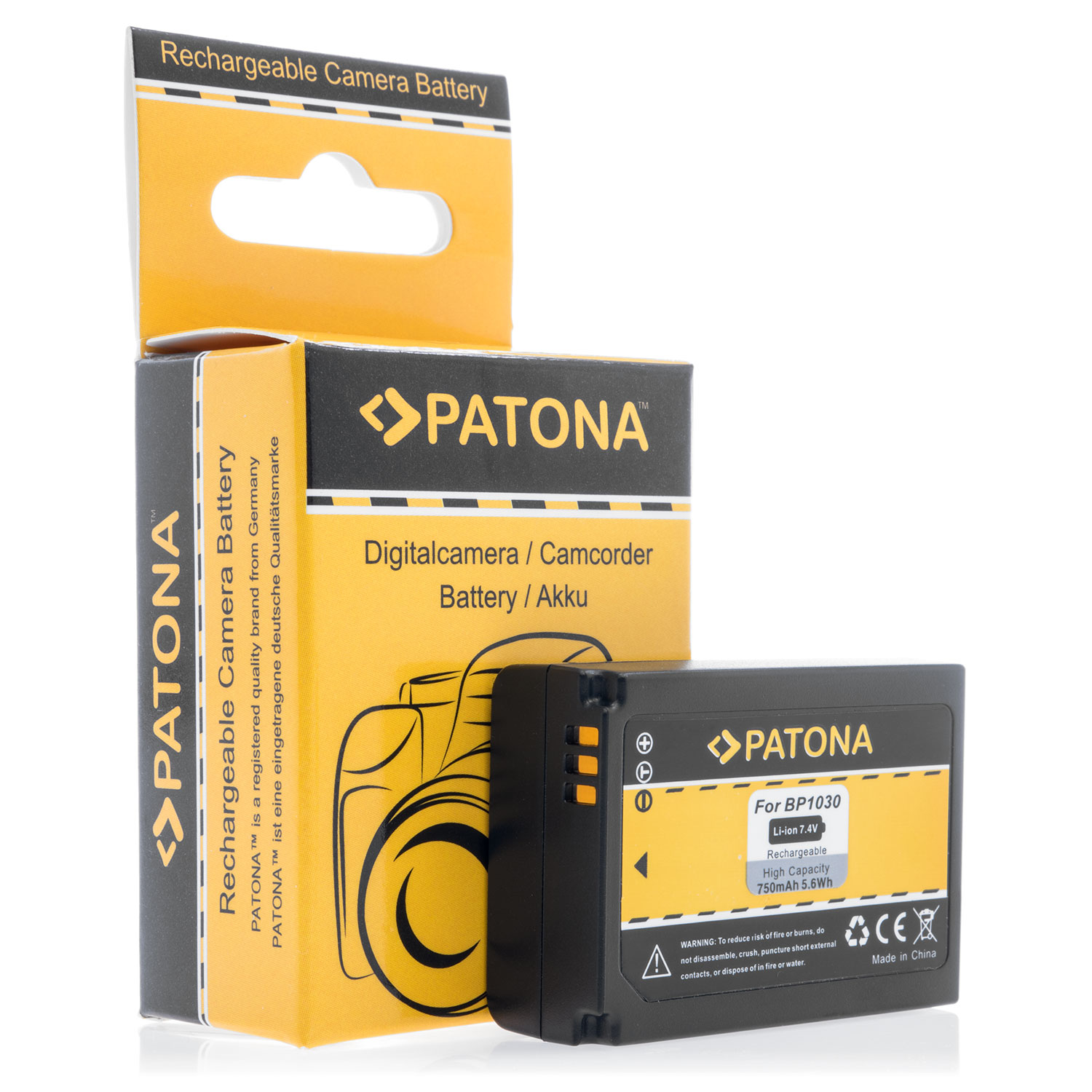 PATONA Premium Akku f. Samsung NX200 NX500 BP1030 