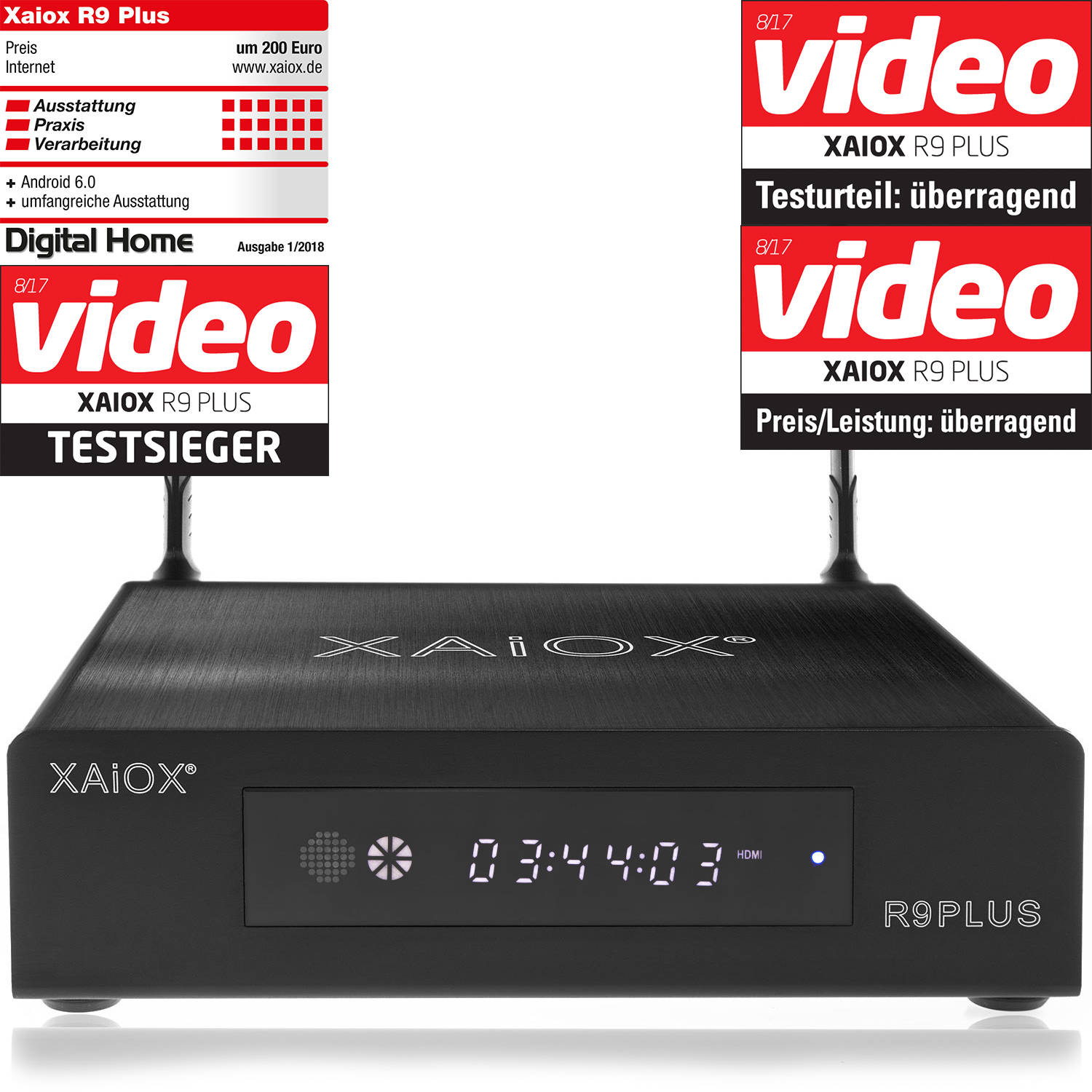 XAiOX® R9 Plus Android Mini PC Mediaplayer