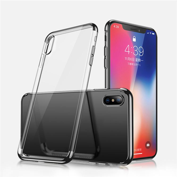 Apple iPhone Xs Max Premium Design TPU Schutzhülle – schwarz