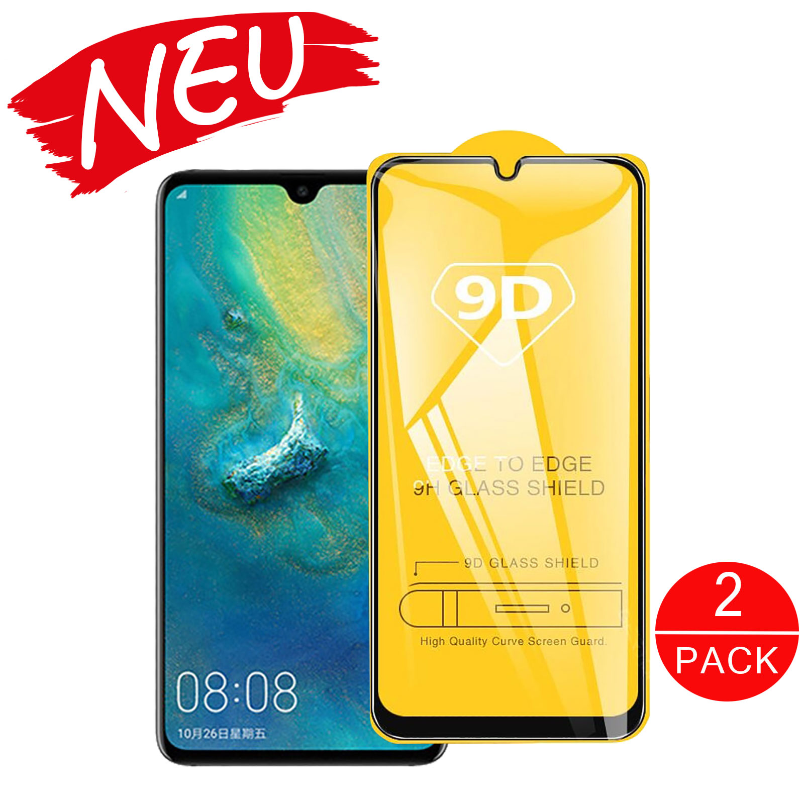 Schutzglas Handy Displayschutz Huawei P30 lite