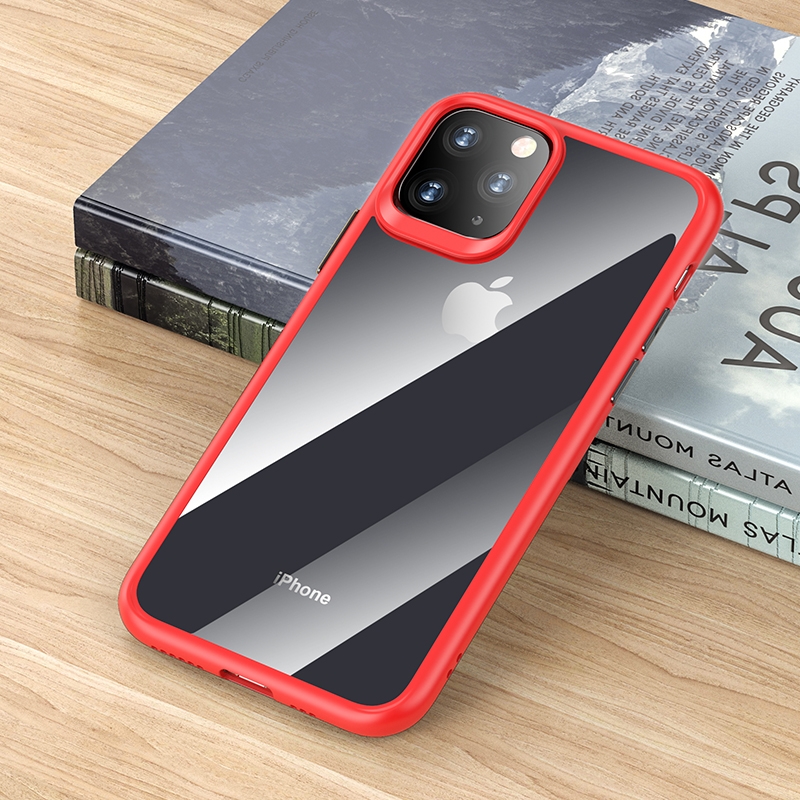 iPhone 11 ROCK Guard Pro Serie Stoßfest TPU Schutzhülle (rot)