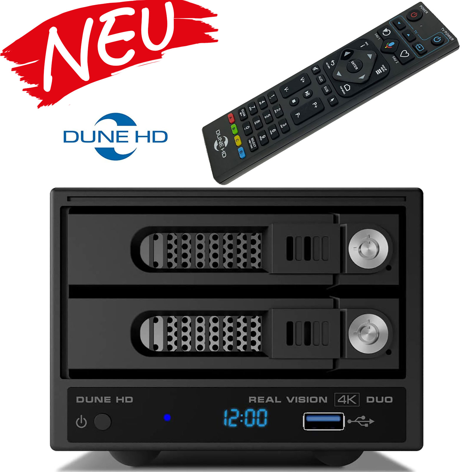 DUNE HD REAL VISION 4K DUO Mediaplayer